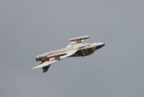 Rolle einer Hawker Hunter bei der Airshow13