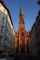 Die Johanneskirche vom Wiener Platz aus gesehen ein gesterntes Foto von blackymail