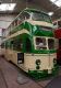 Grün-Weiß Art-Deco Tram