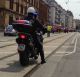Die Wiener Polizei beim Schutz einer Demo gegen Erdogan