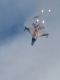Foto von , Kategorie Spezielle Manöver Abwurf mehrerer Flares einer F-16