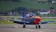 Foto von , Kategorie Rollen (taxi) Das Schulungsflugzeug PC-7 des Bundesheers bei der Airpower