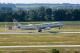 Touchdown, beobachtet vom Besucherpark des Flughafen München