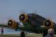 Die Ju-52 mit französischer Crew fährt auf die Parkposition zu
