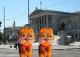 Garfields vor Parlament